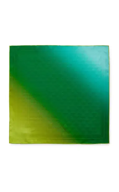 Prada Printed Silk Twill Scarf | Thumbnail 1 Prada Printed Silk Twill Scarf | Thumbnail 1