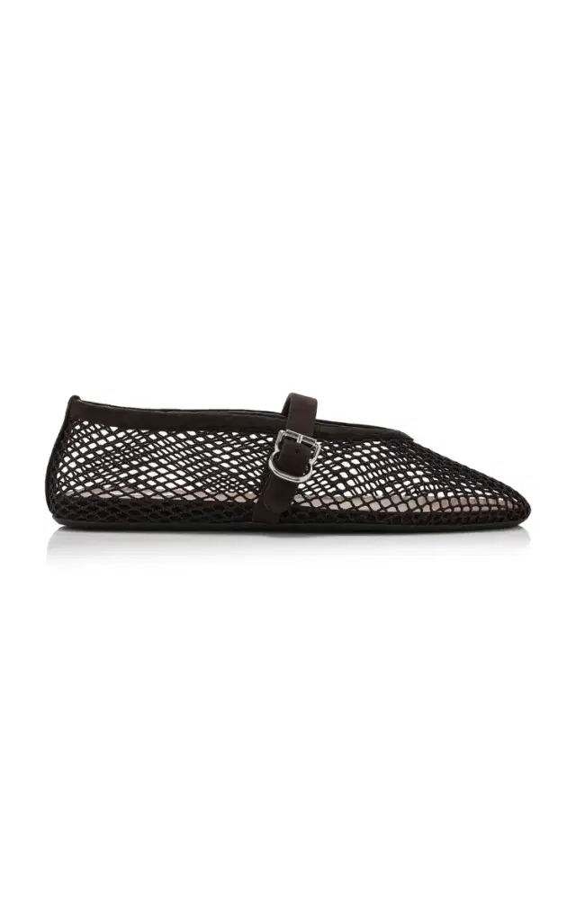 Fishnet Ballet Flats