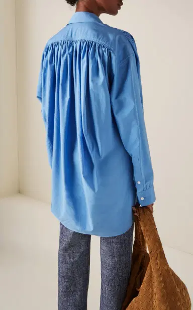 Bottega Veneta Oversized Cotton-Blend Shirt | Thumbnail 4
