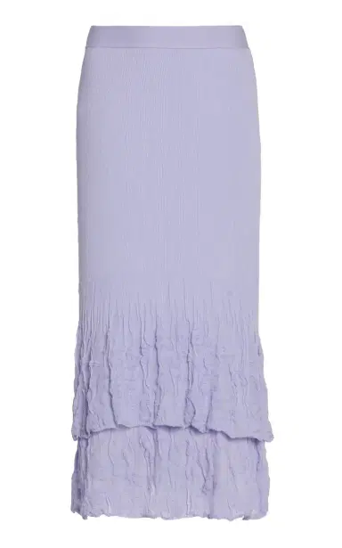 Bottega Veneta 2-in-1 Flower-Knit Cotton Skirt | Thumbnail 6 Bottega Veneta 2-in-1 Flower-Knit Cotton Skirt | Thumbnail 6