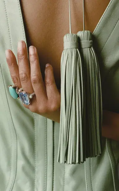 Anabela Chan Aqua Mermaid Ring | Thumbnail 2 Anabela Chan Aqua Mermaid Ring | Thumbnail 2