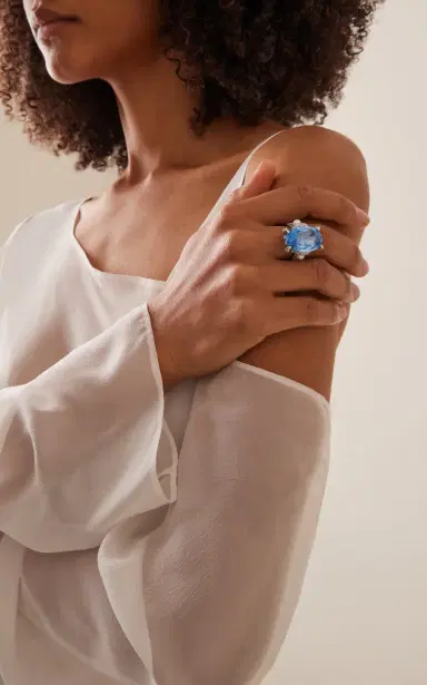 Anabela Chan Aqua Mermaid Ring | Thumbnail 3 Anabela Chan Aqua Mermaid Ring | Thumbnail 3