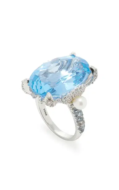 Anabela Chan Aqua Mermaid Ring | Thumbnail 4 Anabela Chan Aqua Mermaid Ring | Thumbnail 4