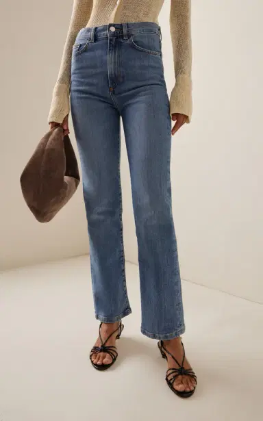 Jeanerica Eiffel Stretch High-Rise Straight-Leg Jeans | Thumbnail 3