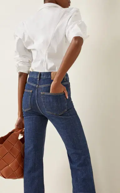 Jeanerica Pyramid Stretch High-Rise Flared-Leg Jeans | Thumbnail 5