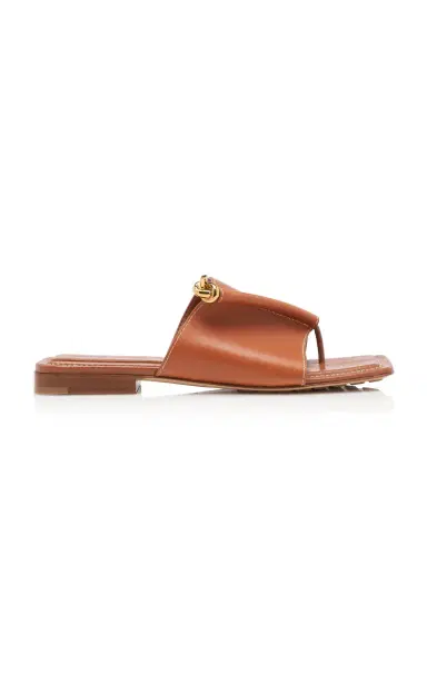 Bottega Veneta Solstice Embellished Leather Sandals | Thumbnail 7