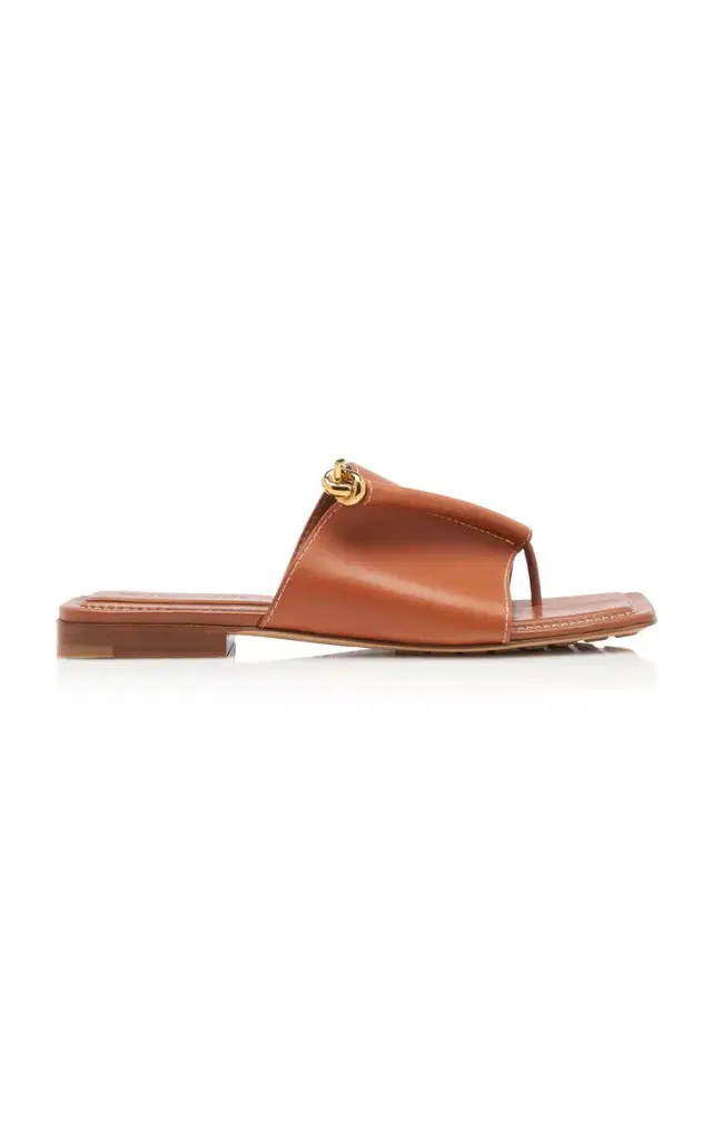 Bottega Veneta Solstice Embellished Leather Sandals