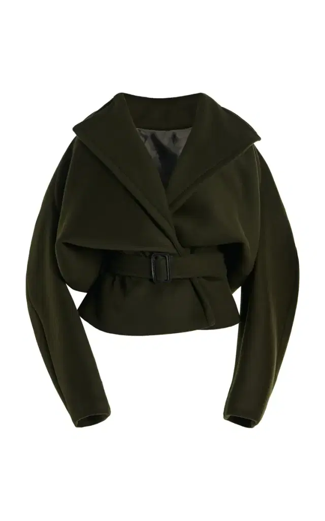 Stella McCartney Brushed Wool Short Coat