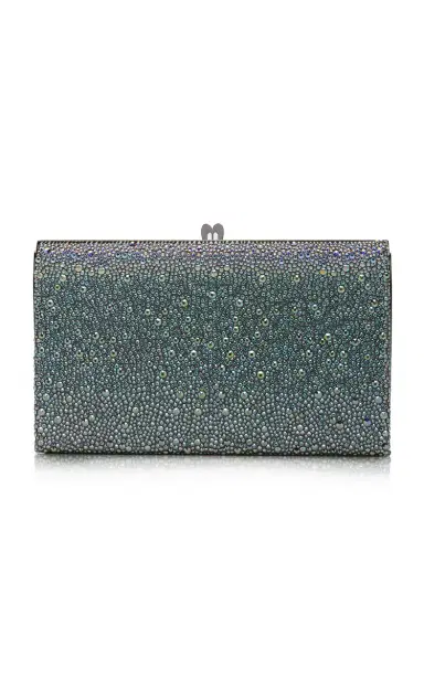 Christian Louboutin Fetish Crystal-Embellished Clutch | Thumbnail 1 Christian Louboutin Fetish Crystal-Embellished Clutch | Thumbnail 1