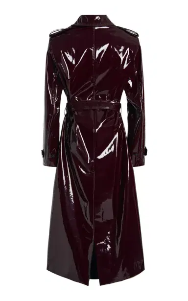 Stella McCartney Patent Vegan Leather Trench Coat | Thumbnail 6