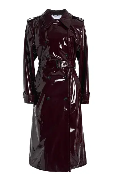 Stella McCartney Patent Vegan Leather Trench Coat | Thumbnail 8