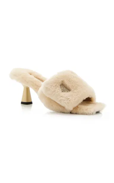 Prada Shearling Mules | Thumbnail 5