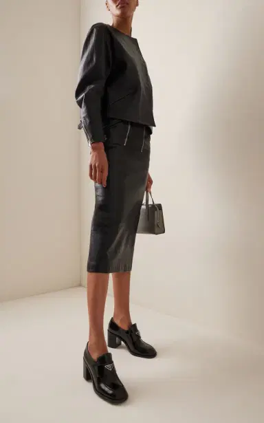 Prada Mocassini Leather Loafers | Thumbnail 2 Prada Mocassini Leather Loafers | Thumbnail 2