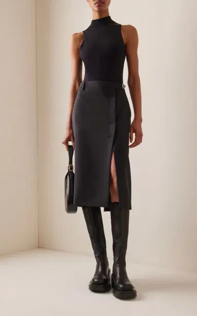 Prada Mohair Midi Skirt | Thumbnail 2