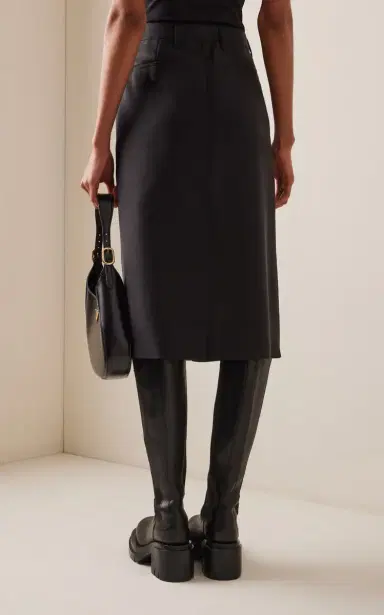Prada Mohair Midi Skirt | Thumbnail 4