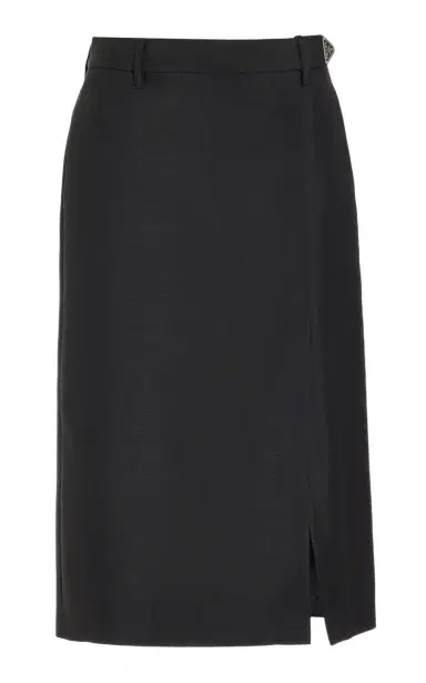 Prada Mohair Midi Skirt | Thumbnail 1