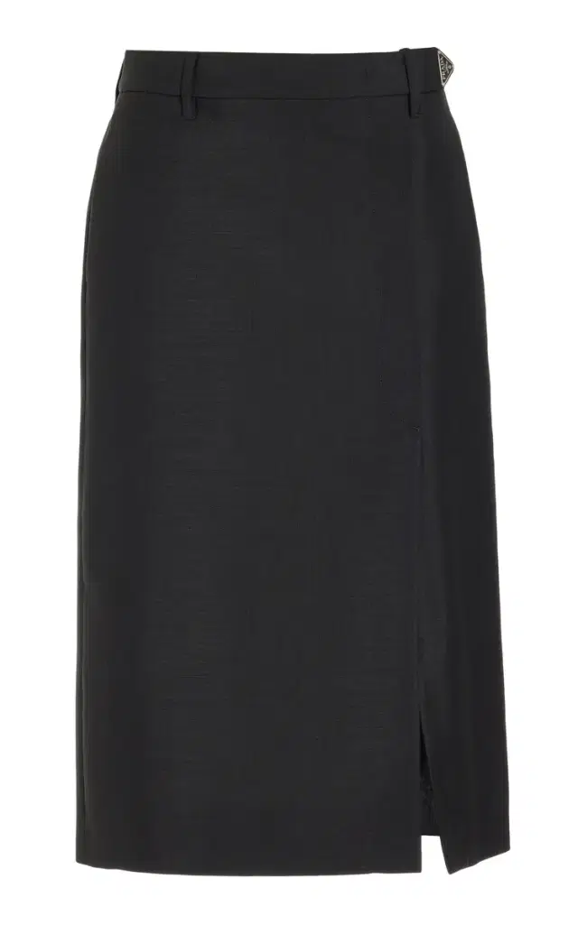 Prada Mohair Midi Skirt