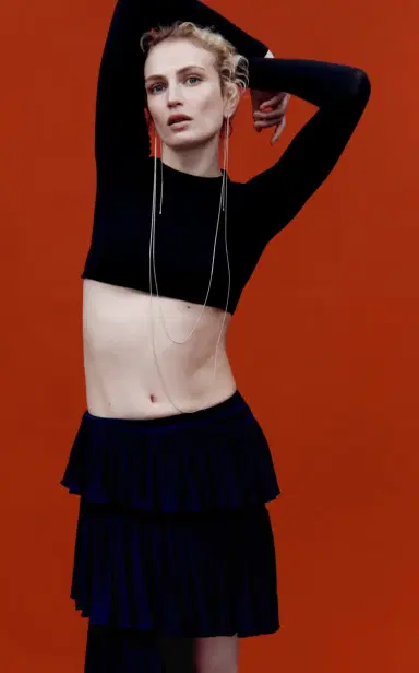 ALAÏA Knit Crop Top | Thumbnail 2 ALAÏA Knit Crop Top | Thumbnail 2