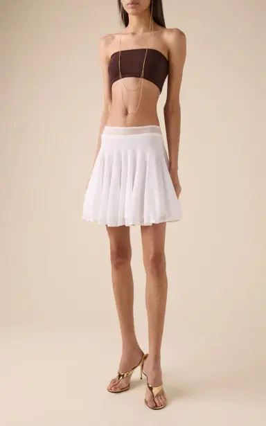 Alaïa Cotton Skater Mini Skirt | Thumbnail 2 Alaïa Cotton Skater Mini Skirt | Thumbnail 2