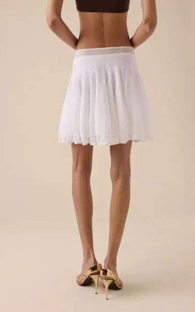 Alaïa Cotton Skater Mini Skirt | Thumbnail 4 Alaïa Cotton Skater Mini Skirt | Thumbnail 4
