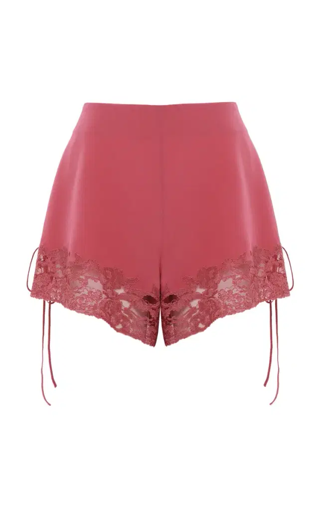 Organic Silk Crepe De Chine Shorts