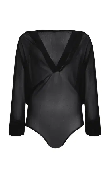 Alaïa Hooded Knit Bodysuit | Thumbnail 2