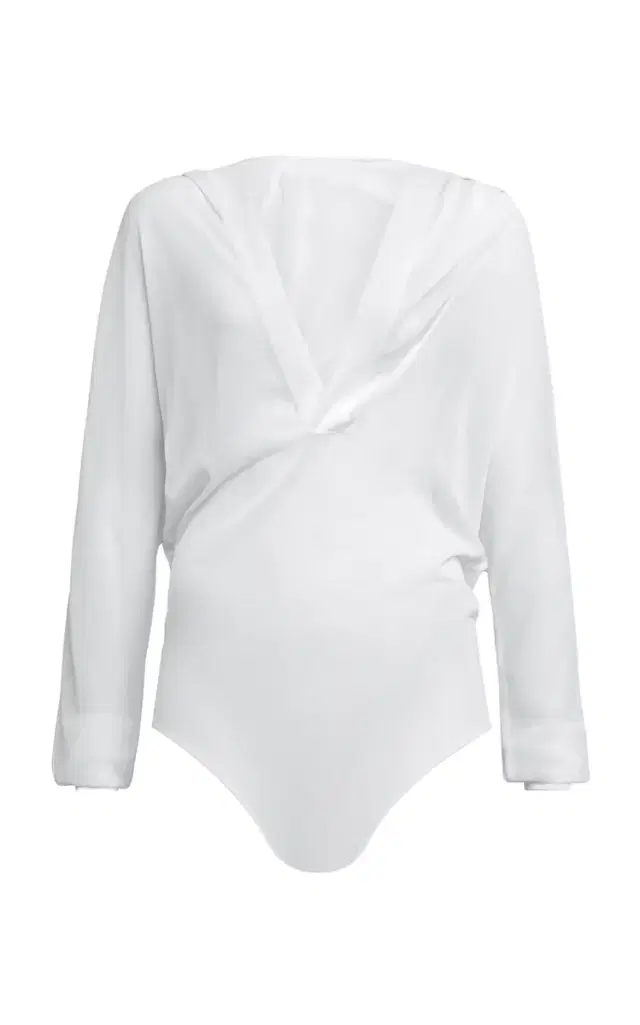 ALAÏA Hooded Knit Bodysuit