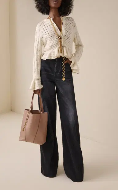 Chloé Rigid High-Rise Wide-Leg Jeans | Thumbnail 2 Chloé Rigid High-Rise Wide-Leg Jeans | Thumbnail 2