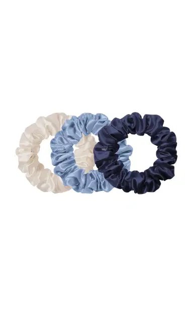 Slip Set-of-Three Large Silk Scrunchies | Thumbnail 1 Slip Set-of-Three Large Silk Scrunchies | Thumbnail 1