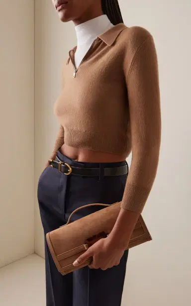 Roger Vivier Belle Vivier Suede Clutch | Thumbnail 2 Roger Vivier Belle Vivier Suede Clutch | Thumbnail 2