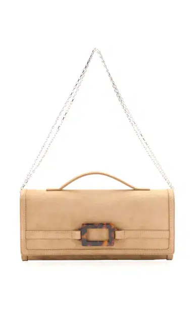 Roger Vivier Belle Vivier Suede Clutch | Thumbnail 5 Roger Vivier Belle Vivier Suede Clutch | Thumbnail 5