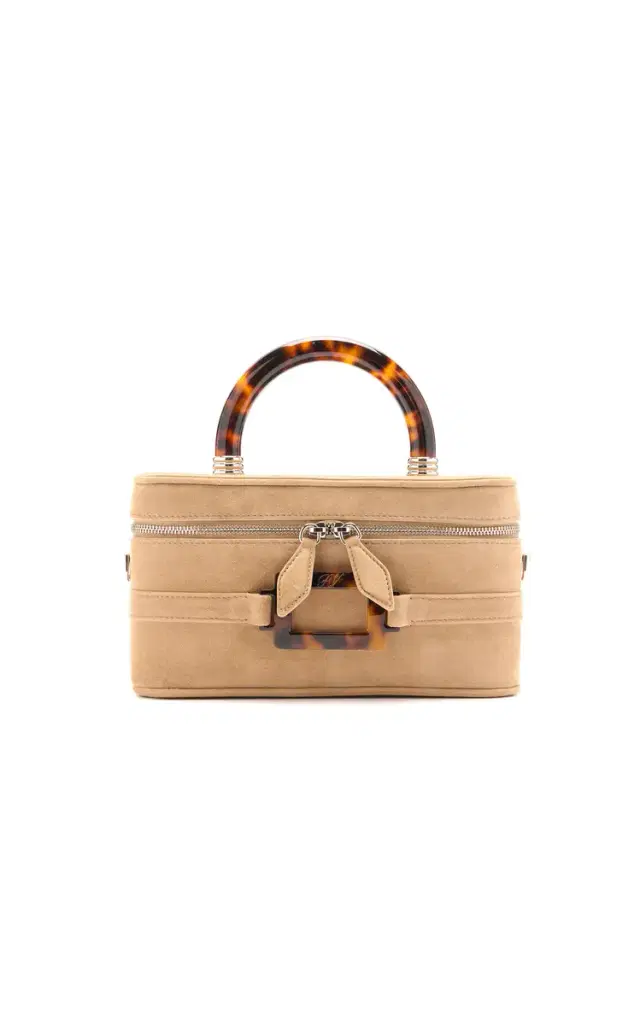 Roger Vivier Belle Vivier Suede Mini Vanity Bag