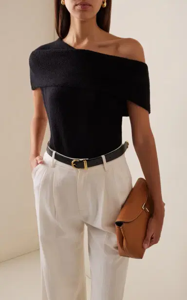 Heirlome Isabel Off-The-Shoulder Cashmere Top | Thumbnail 2