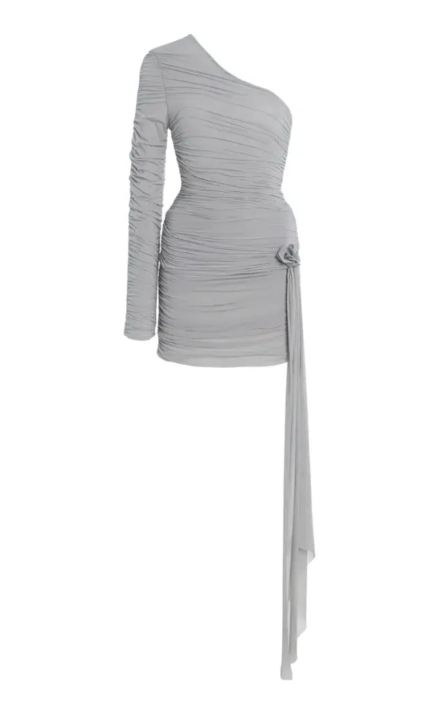 Maygel Coronel Lunaire Ruched Jersey Top and Skirt Set