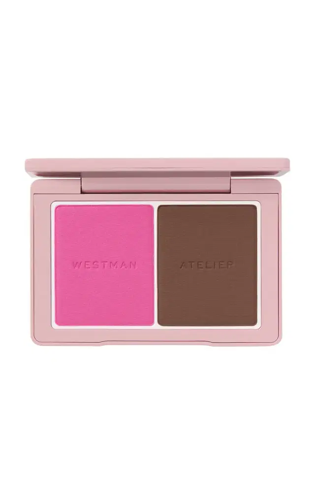 Westman Atelier Baby Cheeks + Face Trace Sculpting Powder Duo - Tulle & Truffle