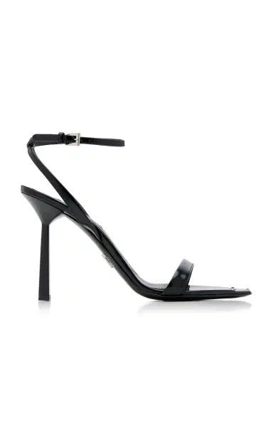 Prada Logo-Detailed Leather Sandals | Thumbnail 1