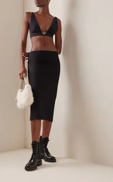 Prada Re-Nylon and Leather Combat Boots | Thumbnail 2