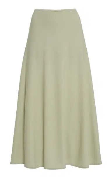Jil Sander Compact-Knit Jersey Midi Skirt | Thumbnail 1