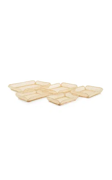 Moda Domus Set-of-Five Wicker Nesting Baskets - Neutral | Thumbnail 2
