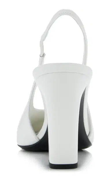 Prada Leather Slingback Pumps | Thumbnail 7