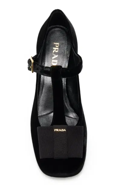 Prada Velvet Pumps | Thumbnail 3 Prada Velvet Pumps | Thumbnail 3