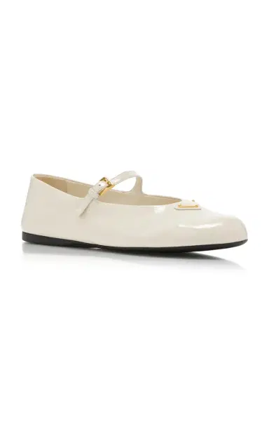 Prada Patent Leather Ballet Flats | Thumbnail 4