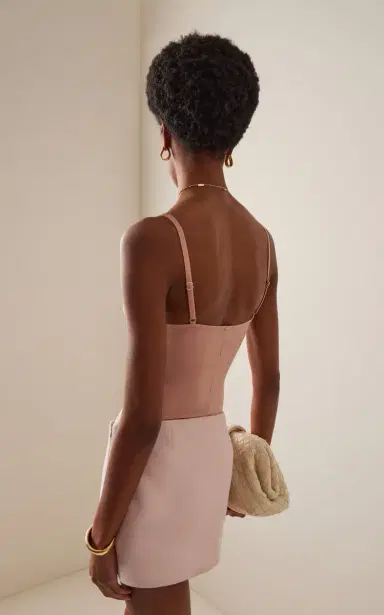 Fleur du Mal Le Stretch Micro Plunge Bodysuit | Thumbnail 5 Fleur du Mal Le Stretch Micro Plunge Bodysuit | Thumbnail 5