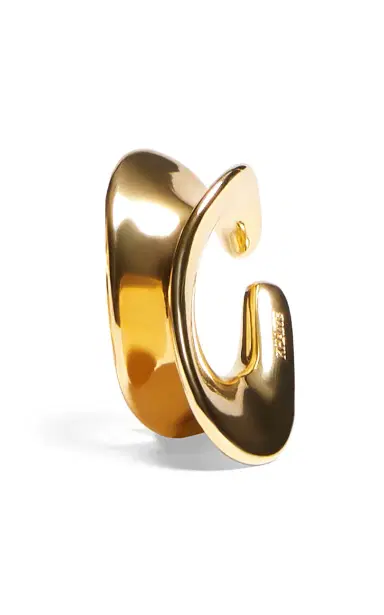Khaite Shadow 18K Gold Plated Right Ear Cuff | Thumbnail 5