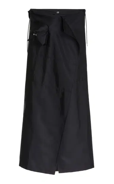 Prada Draped Gabardine Raincoat | Thumbnail 1 Prada Draped Gabardine Raincoat | Thumbnail 1