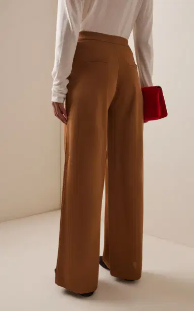 HIGH SPORT Gene Pleated Knit Wide-Leg Pants | Thumbnail 4