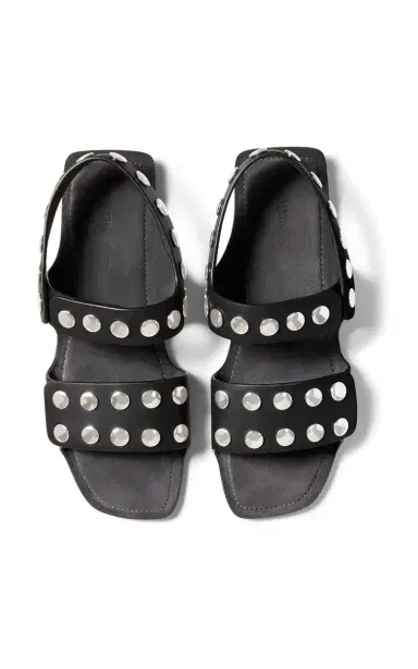 Khaite Boden Studded Leather Sandals | Thumbnail 3 Khaite Boden Studded Leather Sandals | Thumbnail 3