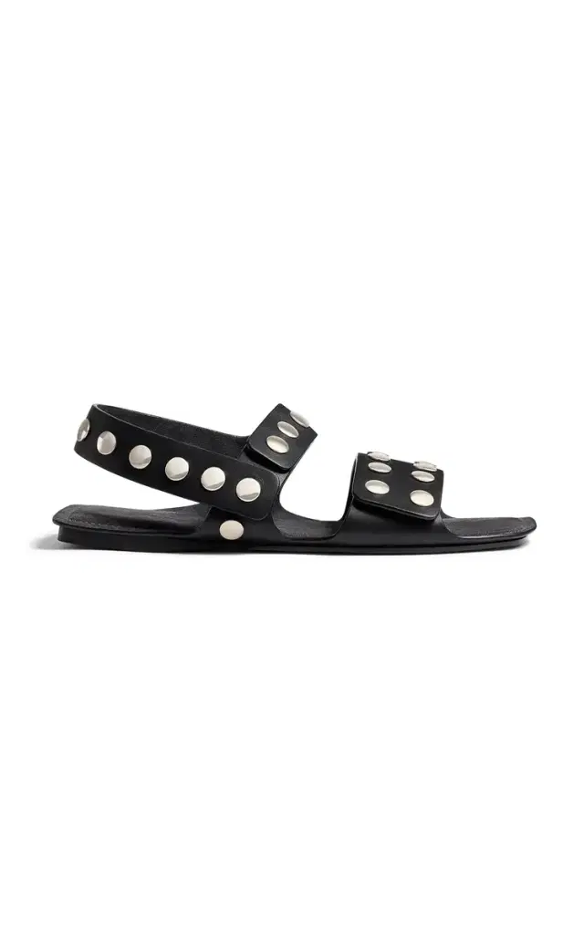 Khaite Boden Studded Leather Sandals
