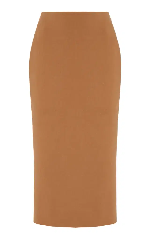 High Sport Petra Geo-Jacquard Cotton-Blend Knit Midi Skirt