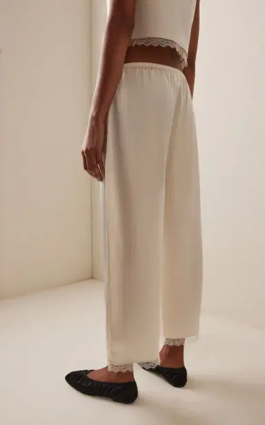 Leset Barb Cropped Lace Pants | Thumbnail 8